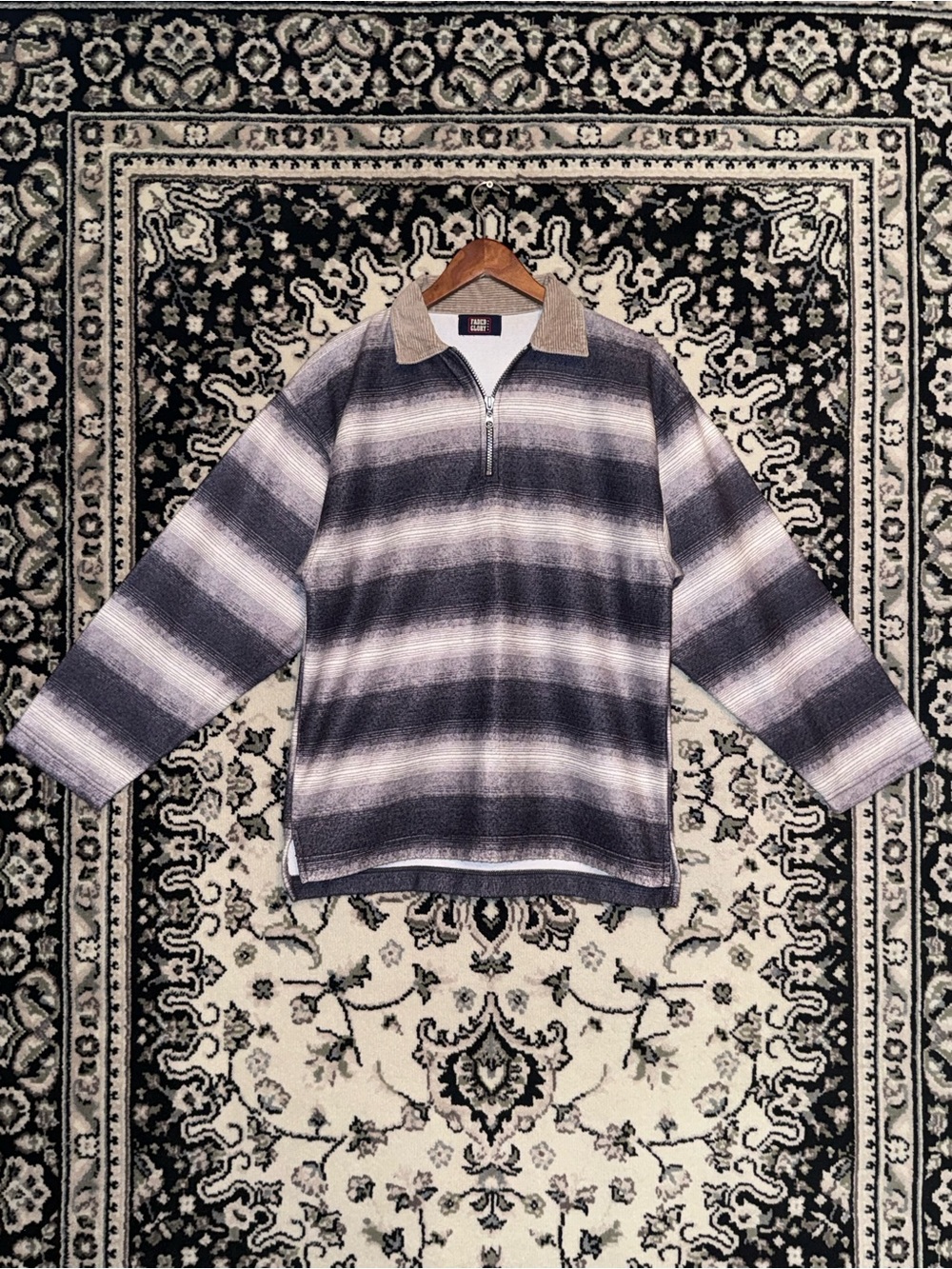 Faded Glory 1/4 zip polo shirt